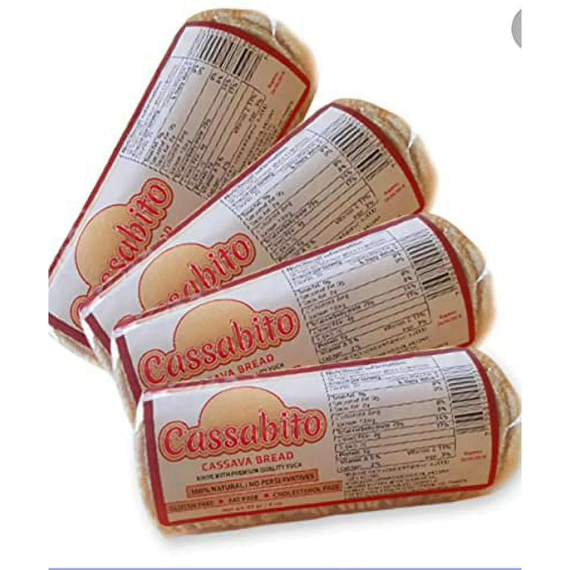 Cassabito Cassava Yuca Crackers Natural Gluten Free/ Cassabito Casabe Galletas de Yuca sabor natural 100% Venezolano 4 Units 12 Oz