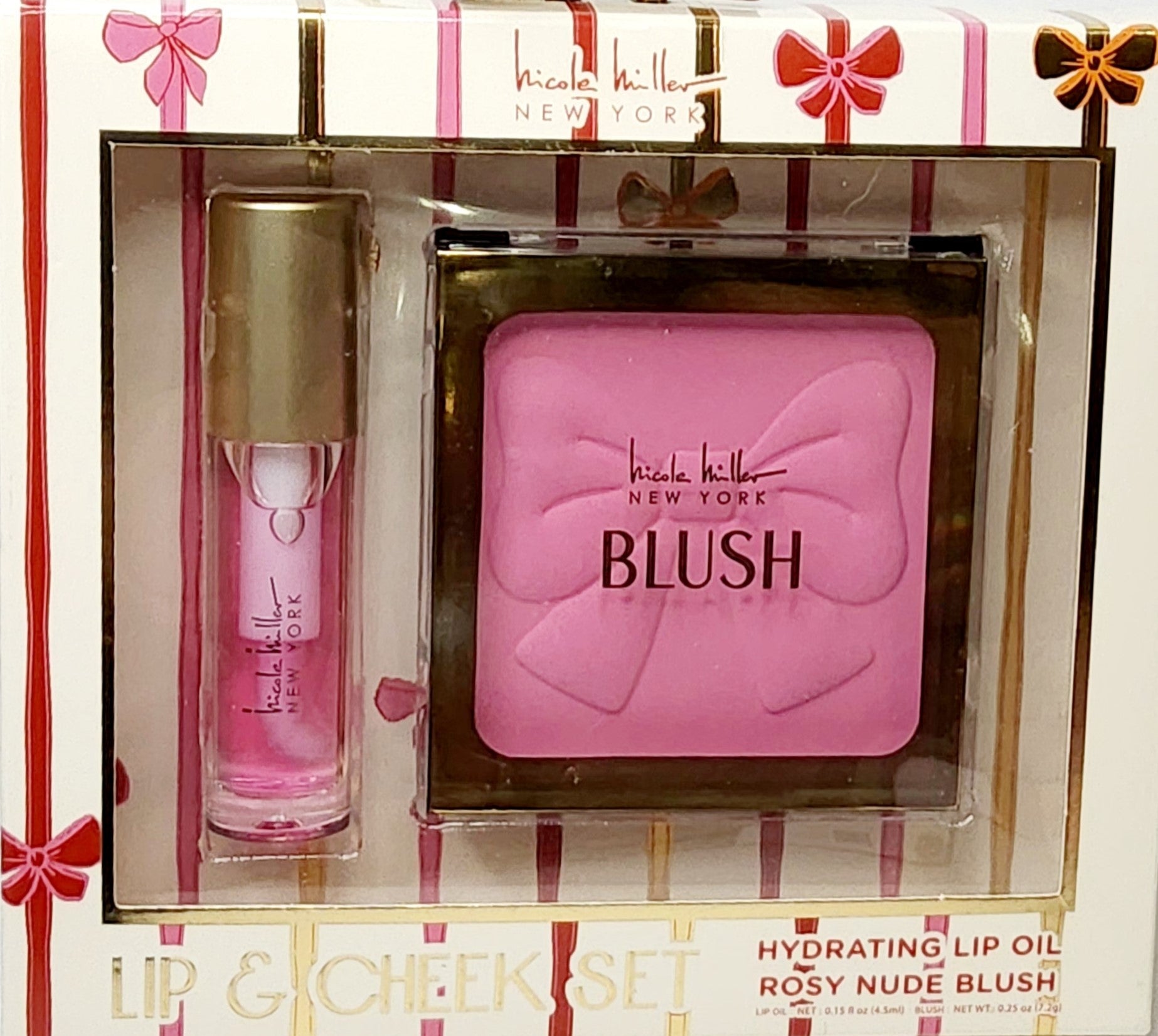 Nicole Miller Lady in Glitter Red & Gold Collection