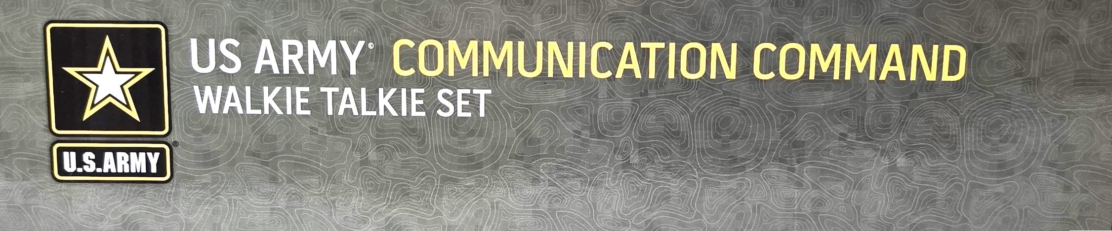 US Army Communication Command Walkie Talkie Set Base Station 3 Piece Set