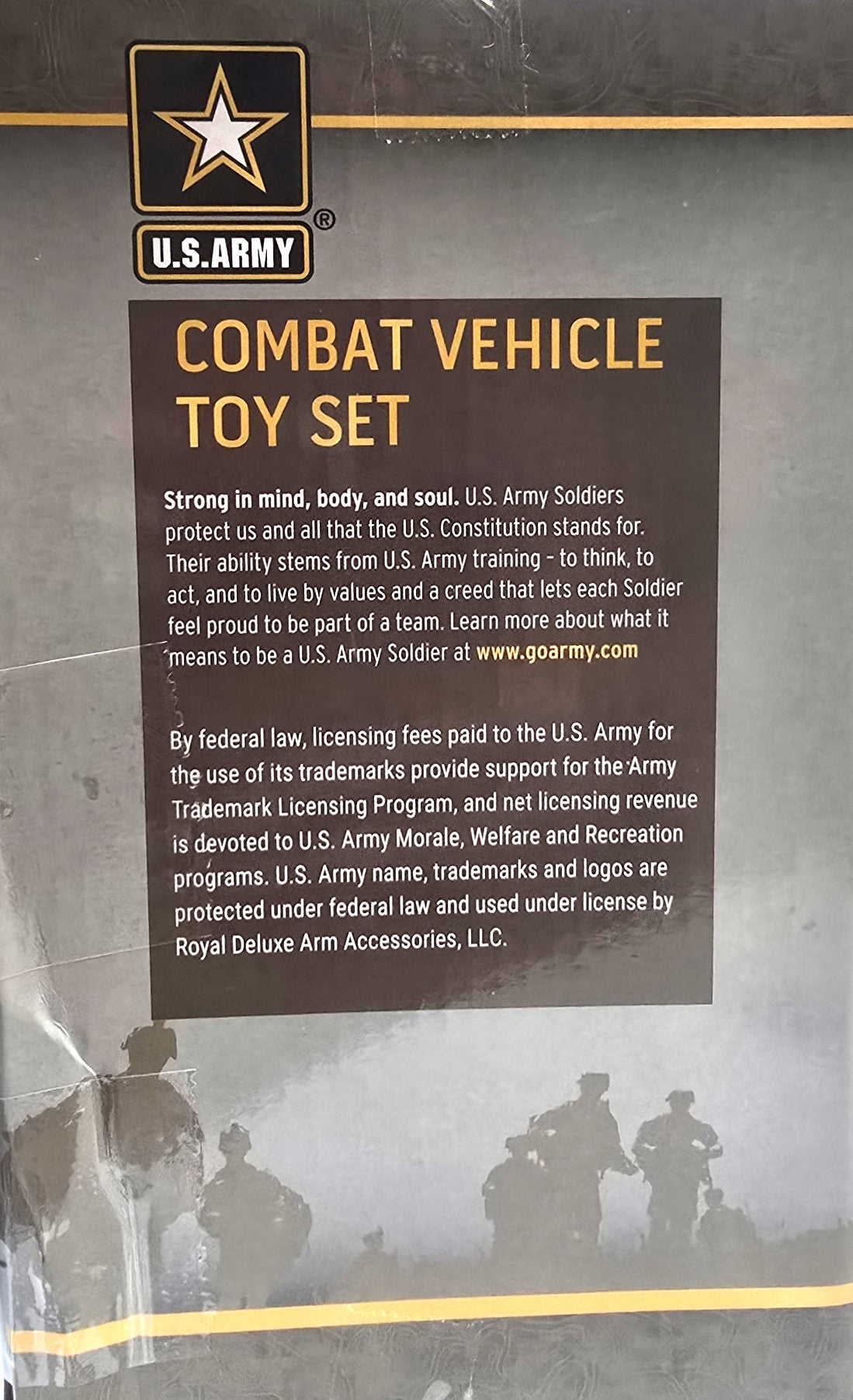 US Combat Vehicle Toy Set with Weapon Accessories Age 5+