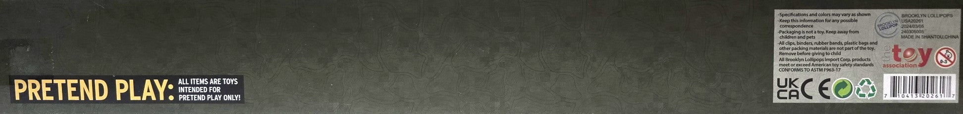 US Army Military Gear 10 pc Play Set