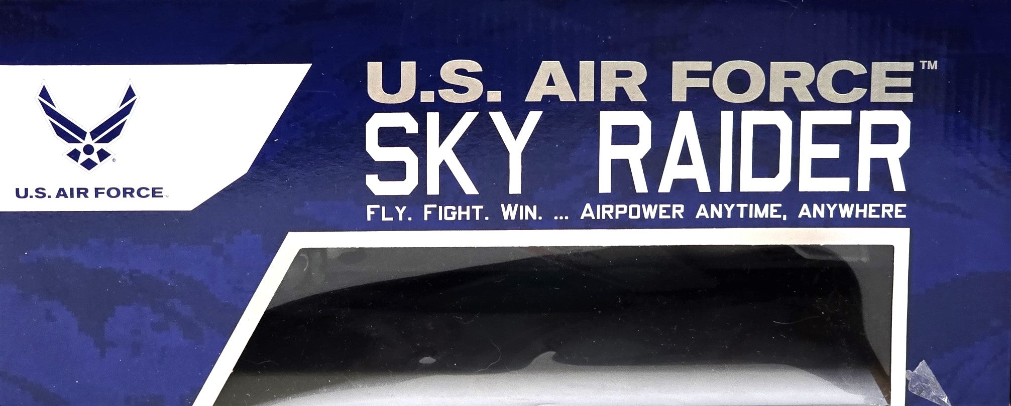 United States Air Force Sky Raider Fighter Jet Toy Airplane with Pilot & Missile - Realistic Military Aircraft & Soldier Action Figure - Bomber Plane Model for Kids 3+