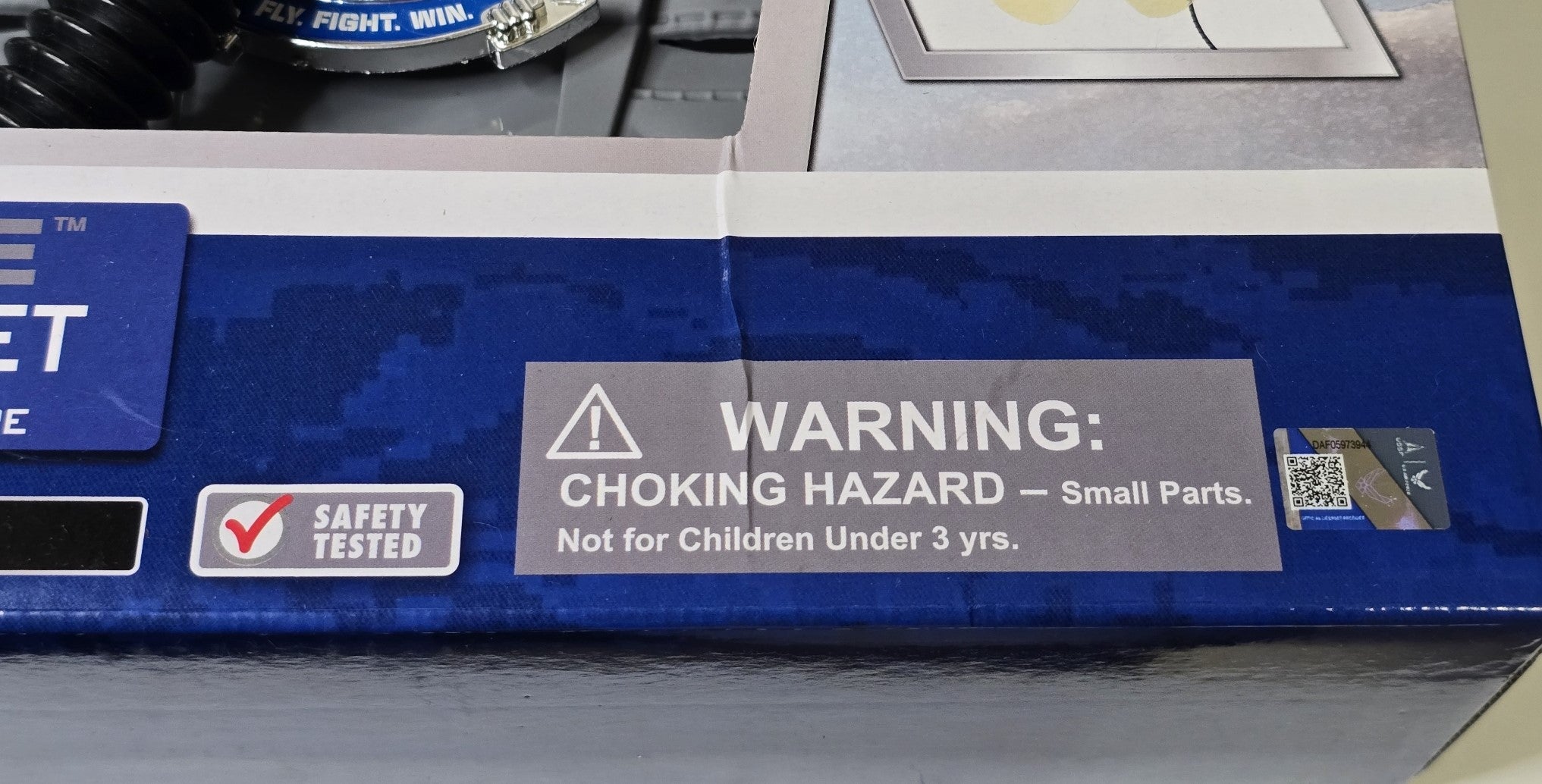 US Air Force Fighter Pilot Playset 6-piece Set Air Hose & Sun Visor