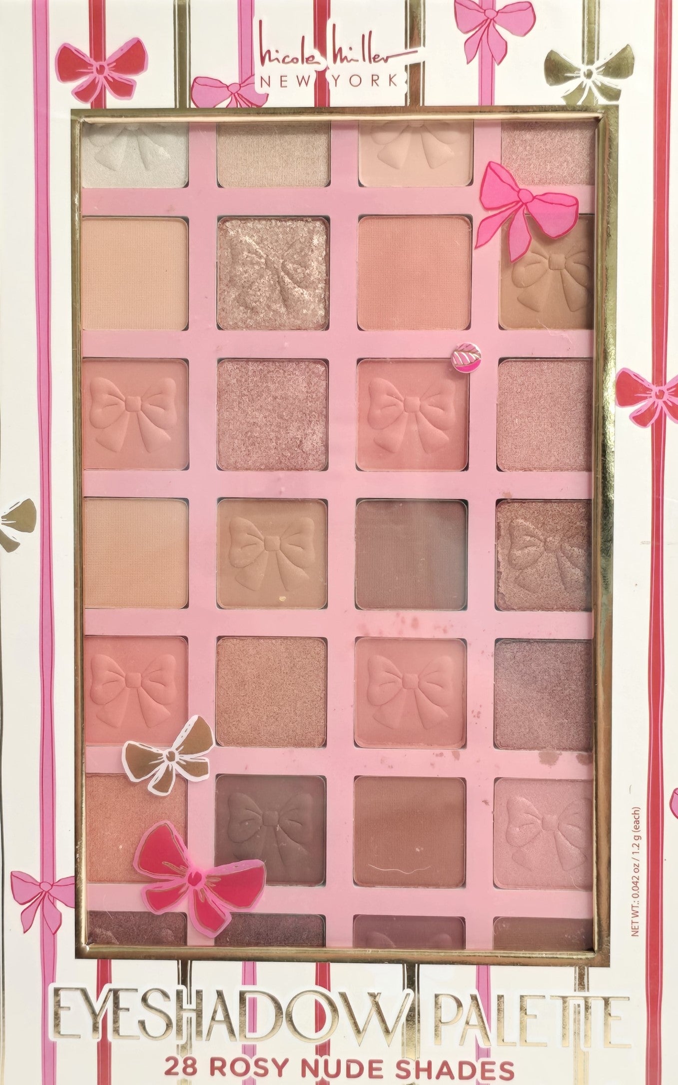 Nicole Miller Lady in Glitter Red & Gold Collection