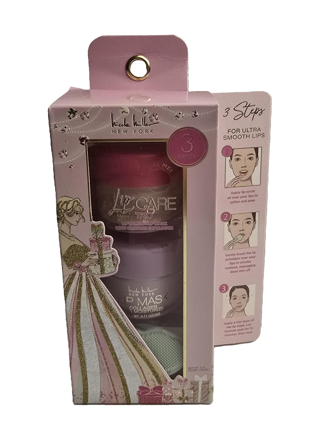 Nicole Miller Lady in Halo and Gold Collection