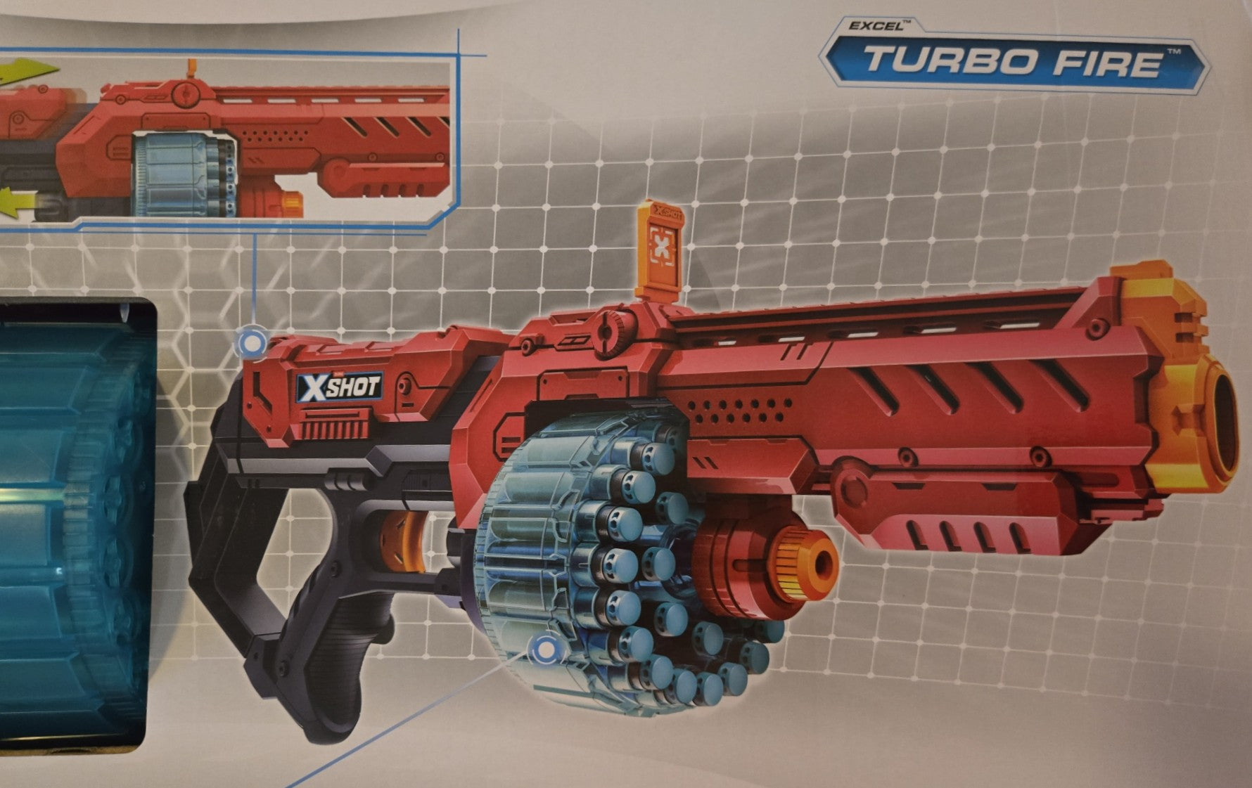 ZURU Xshot Turbo Fire x48 Foam darts