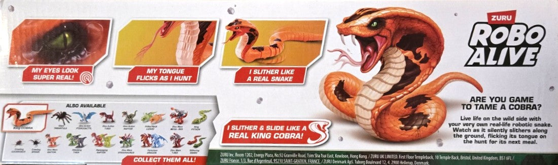 ZURU Robo Alive KING COBRA 3+