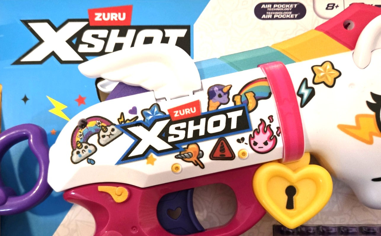 ZURU Xshot Blastercorn Unicorn Blaster with 16x 8+