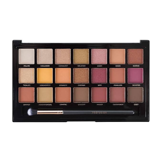 Profusion Cosmetics Siennas 21 Shade Eyeshadow Palette