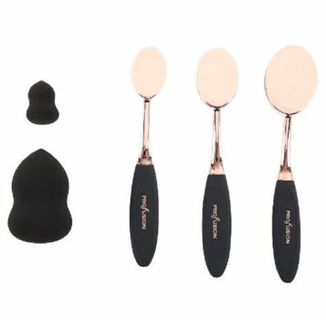 Profusion Cosmetics Deluxe Pro 5 Piece Beauty Sponge Vault Set