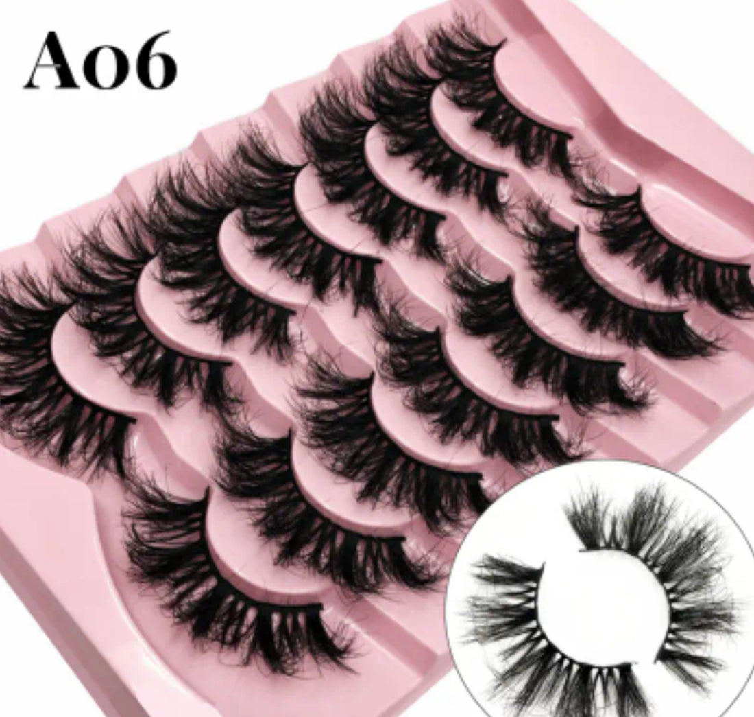6D Faux Mink Fluffy Eyelashes