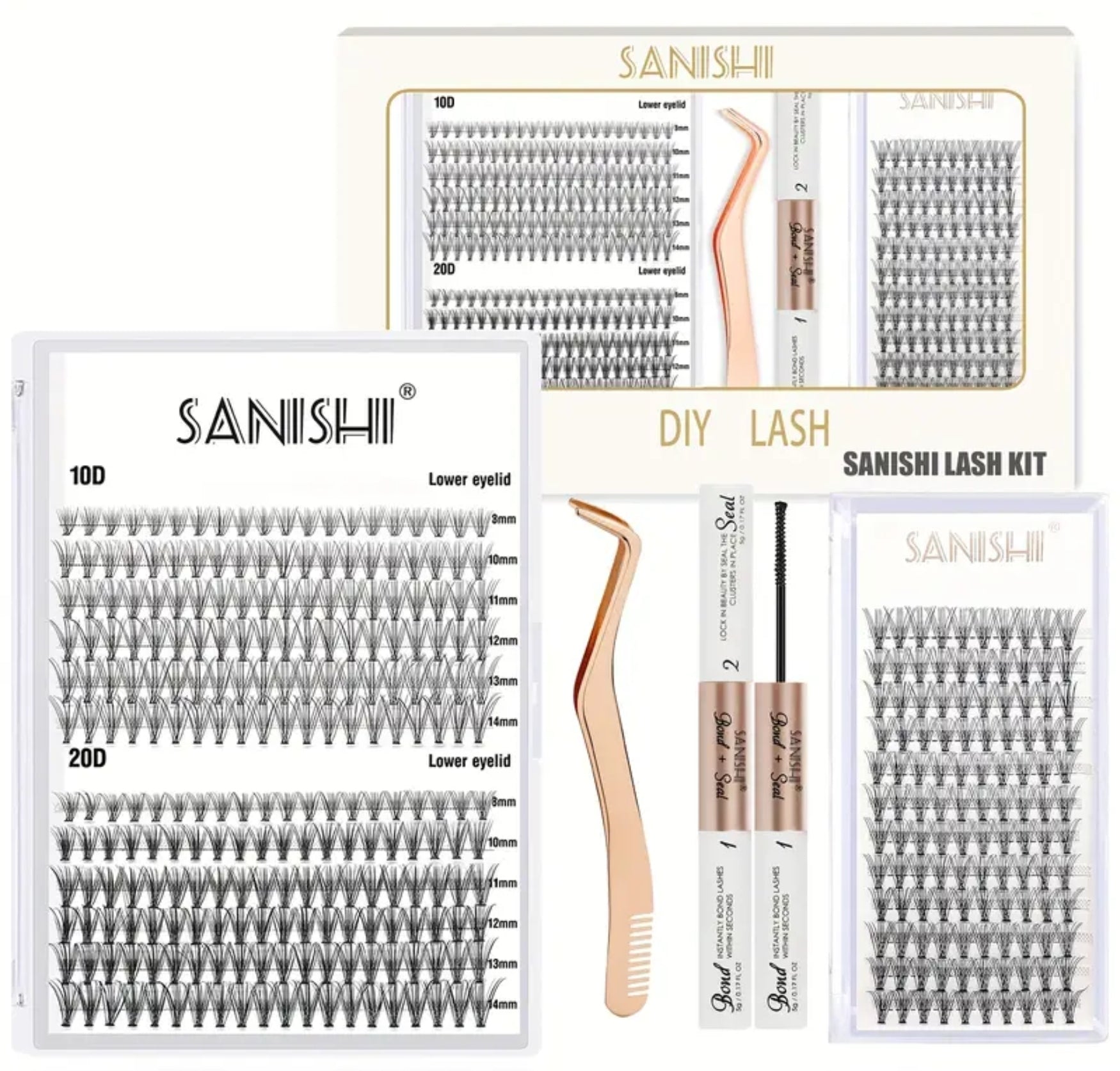 SANISHI 360 Cluster False Eyelashes (Pre-Order)