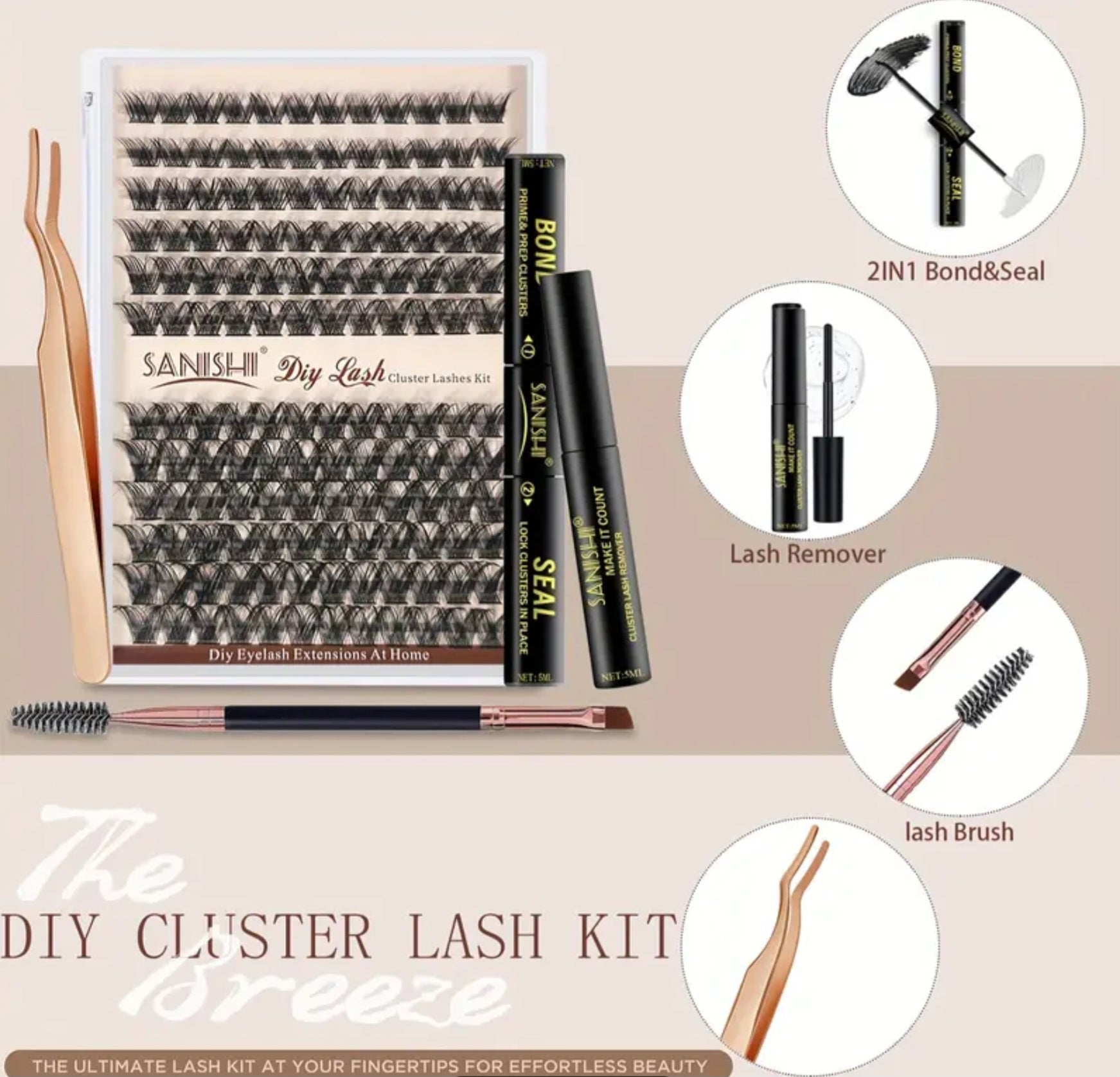 SANISHI 144 Lash Clusters 8-16mm (Pre-Order)