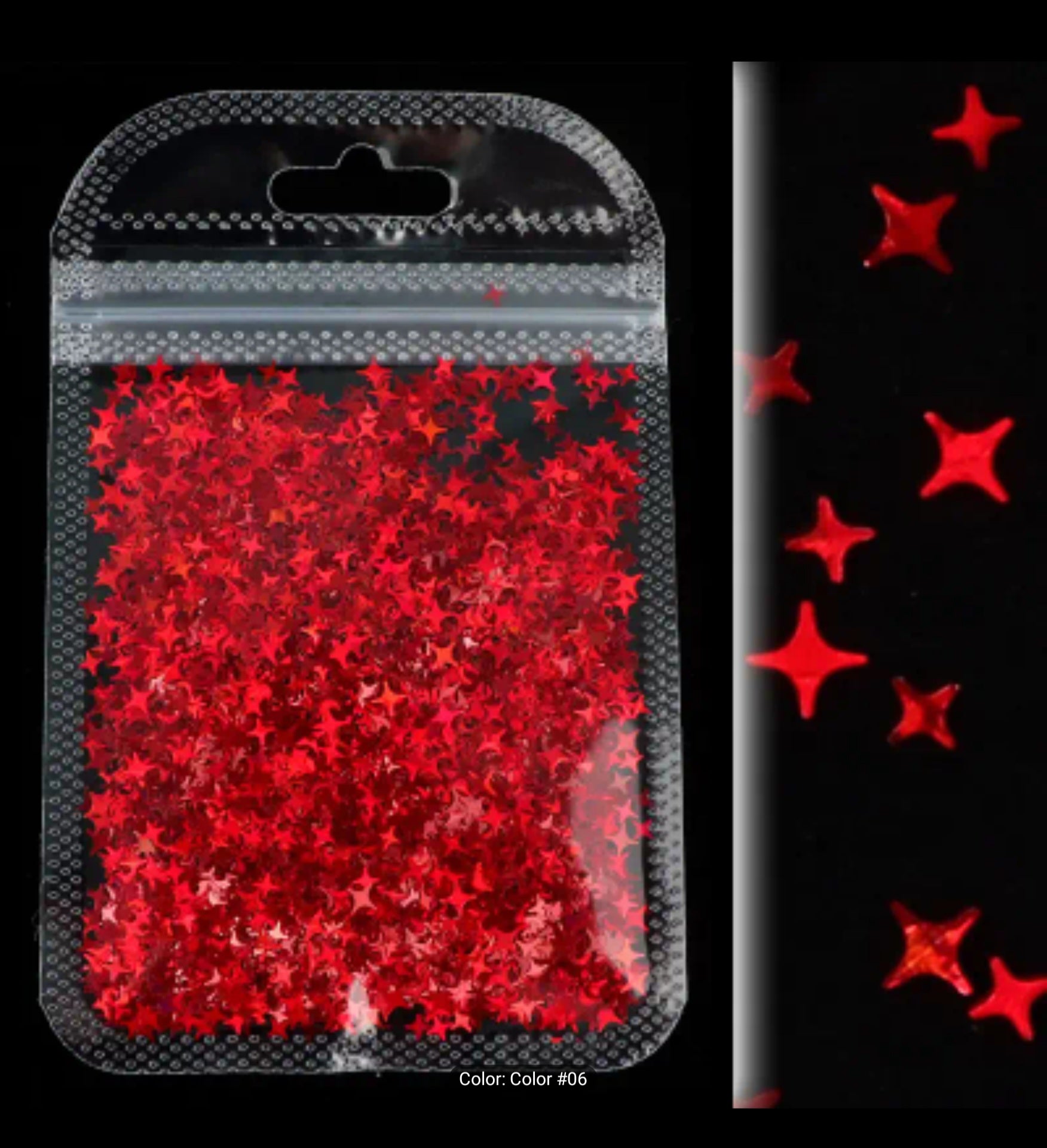 Holo Star Sequins