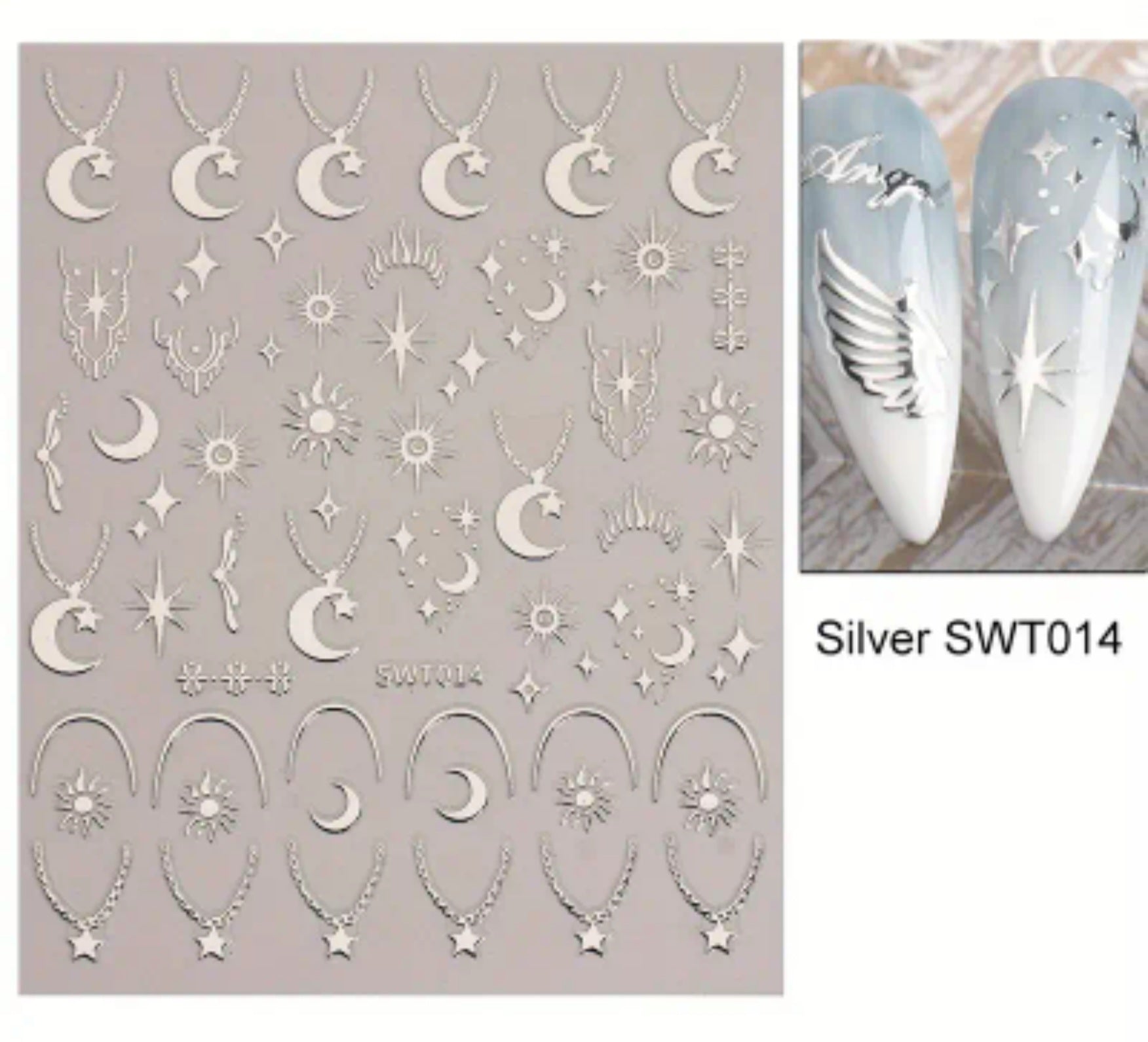 Bronzing Nail Sticker