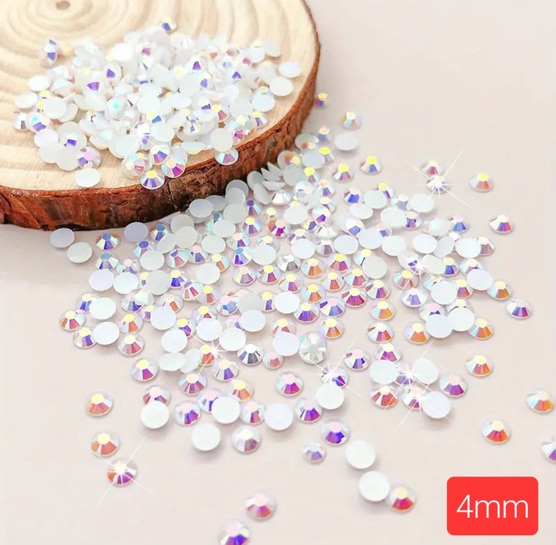 Clear AB Flat Rhinestones