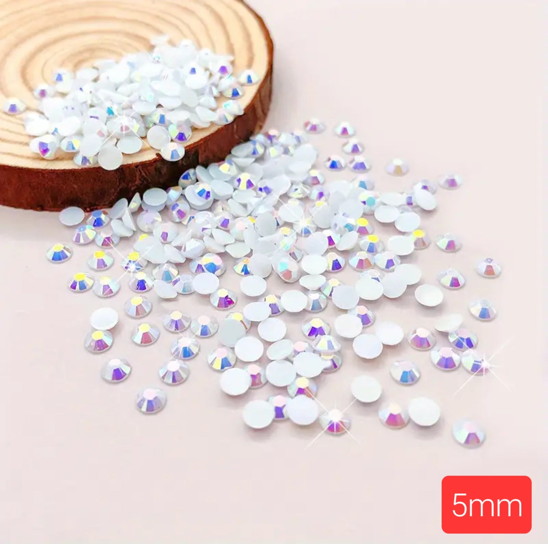 Clear AB Flat Rhinestones