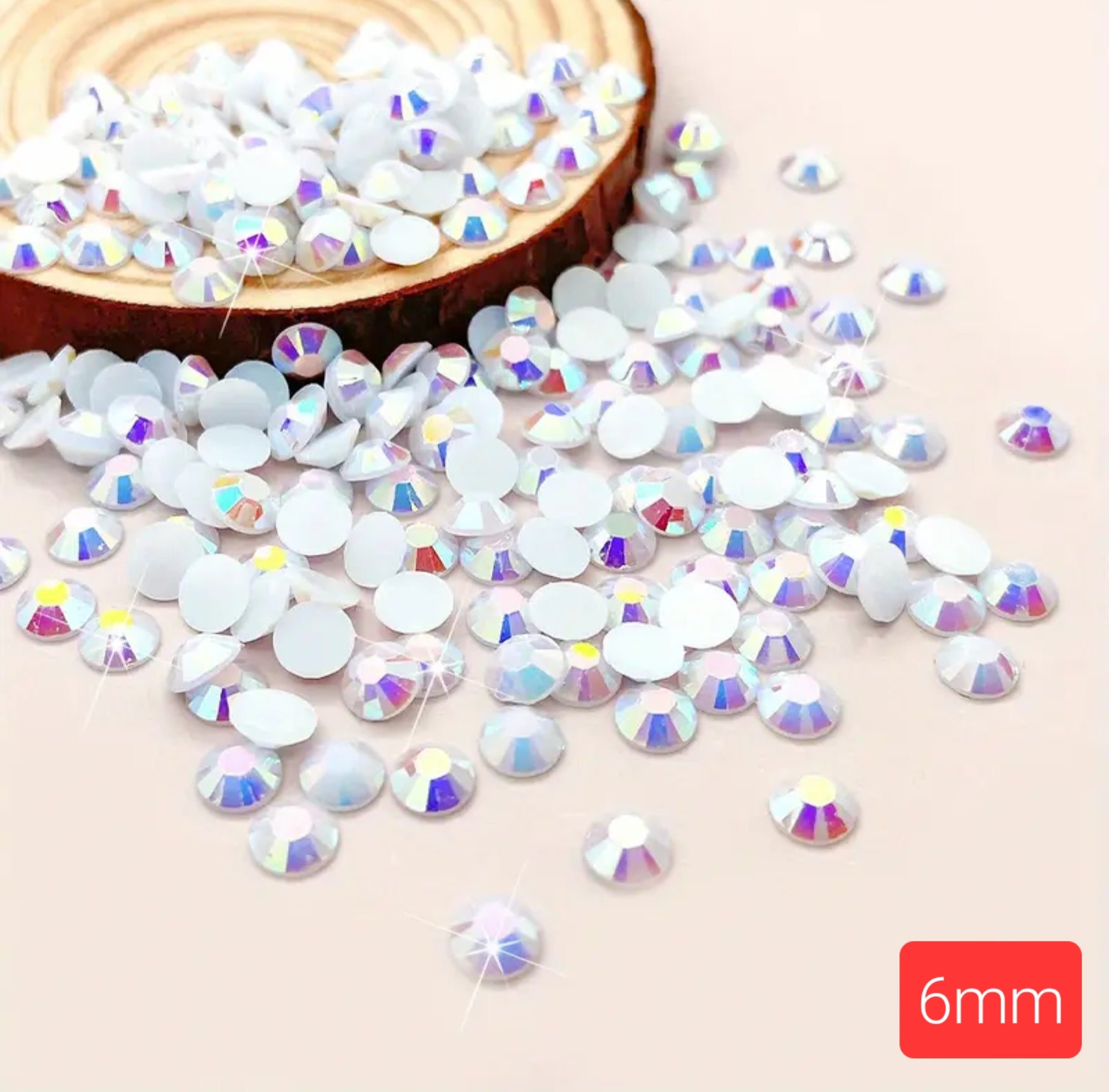 Clear AB Flat Rhinestones