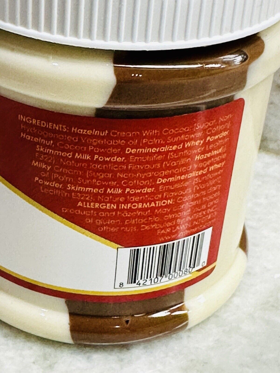 Rosolini Duo Hazelnut Cream with Milk and Cocoa Spread, 7 OZ (2 Pack)