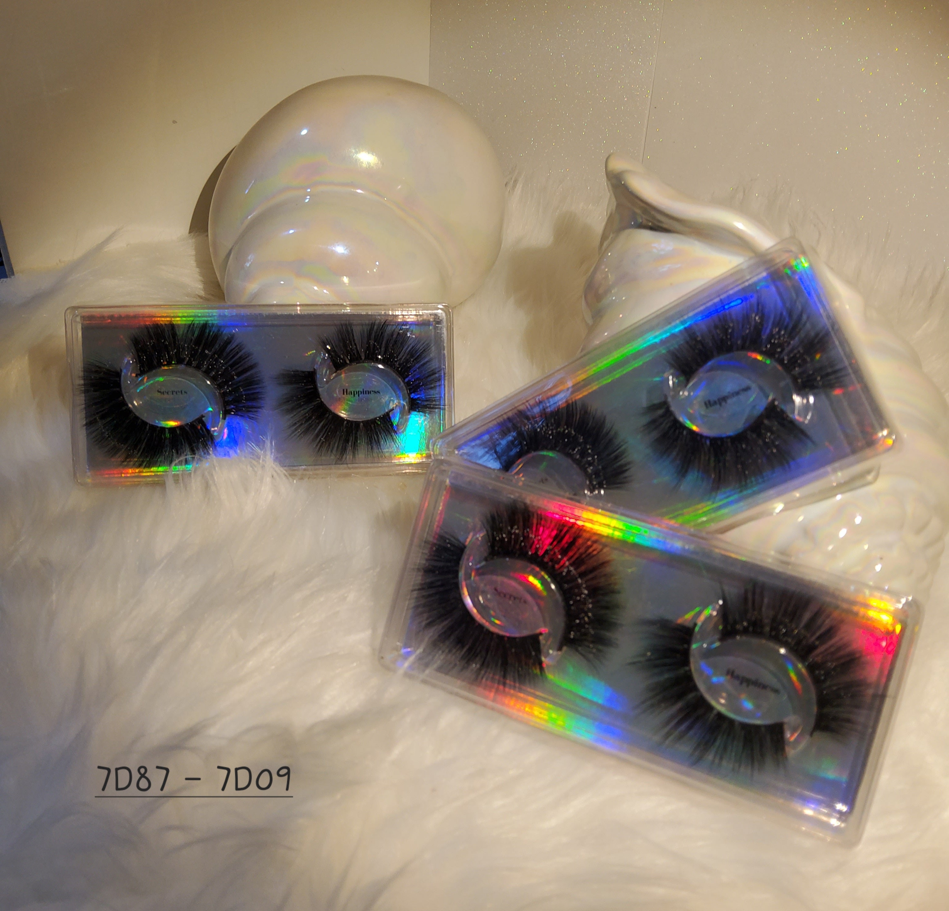 7D Combo - Black 35mm Faux Lashes