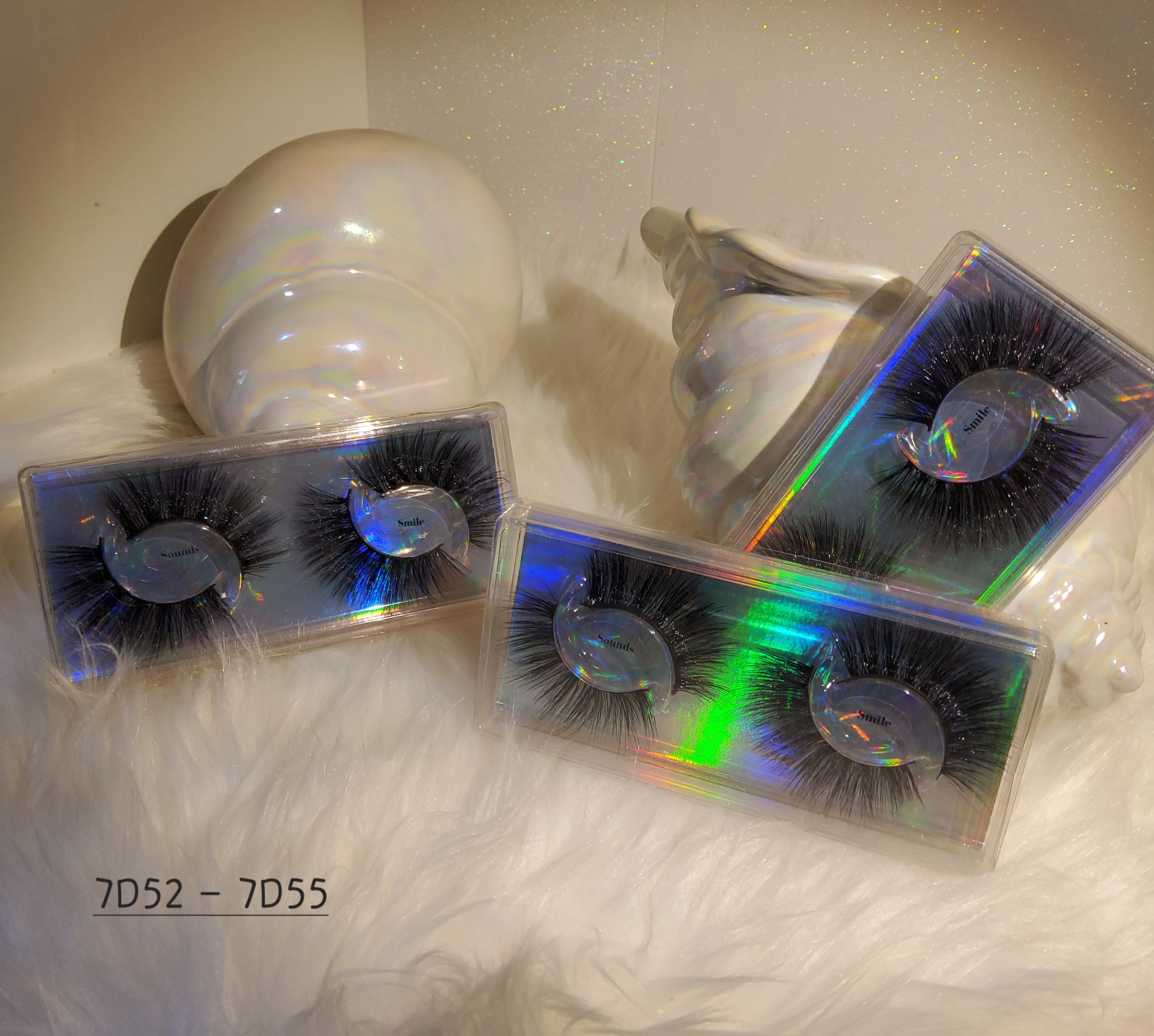 7D Combo - Black 35mm Faux Lashes