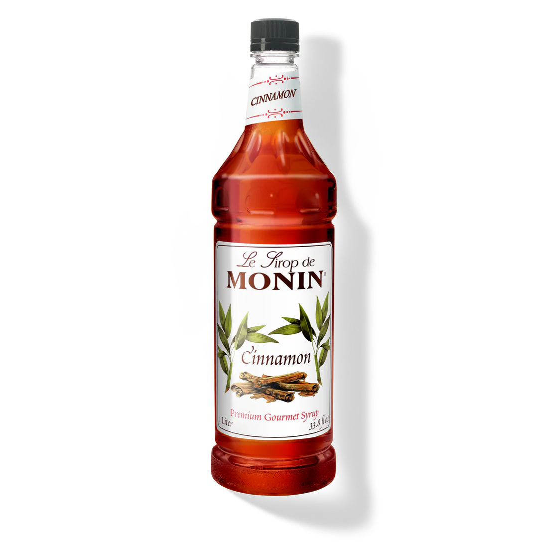 Monin - Cinnamon Syrup, Sweet and Spicy Taste of Cinnamon, Versatile Flavor, Natural Flavors, Great for Coffees, Cocoas, Ciders, and Cocktails, Non-GMO, Gluten-Free (750 ml)
