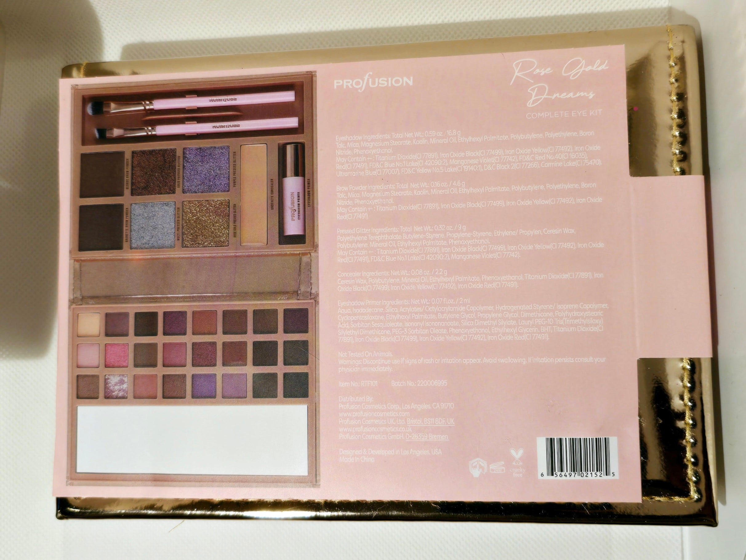 Profusion Rose Gold Dreams Complete Eye Kit