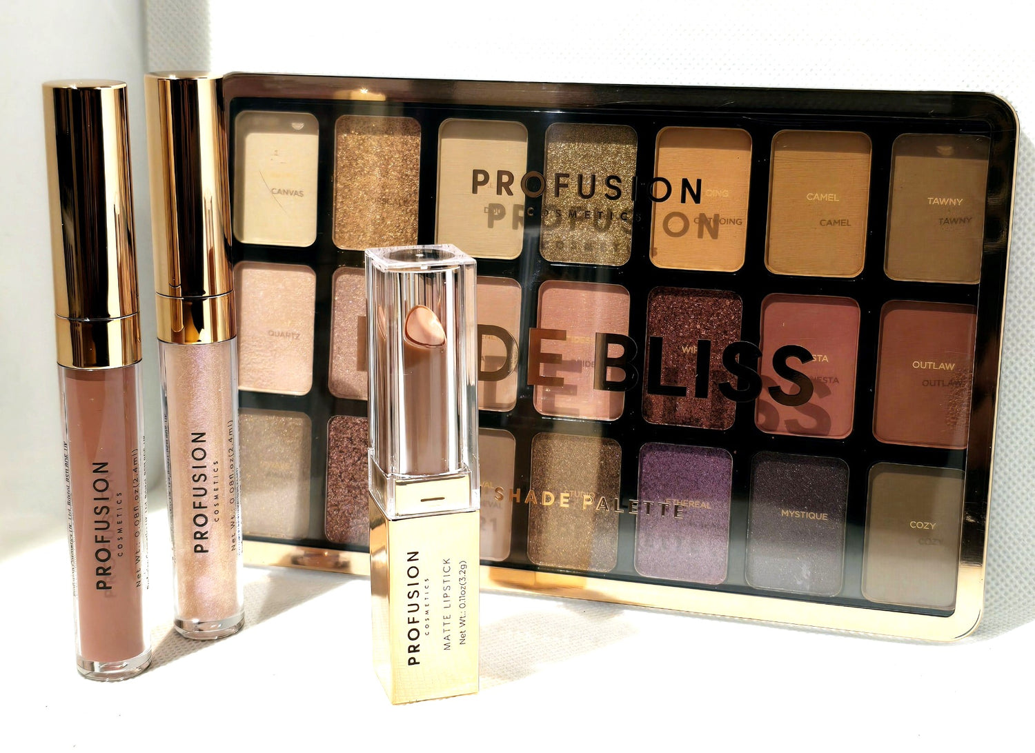 Profusion Cosmetics Nudes Makeup Palette, 21 Shades