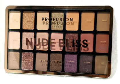 Profusion Cosmetics Nudes Makeup Palette, 21 Shades