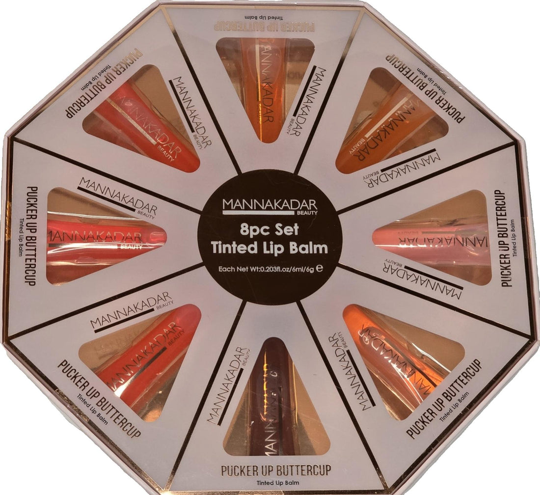 Manna Kadar 8 pc Set Tinted Lip Balm