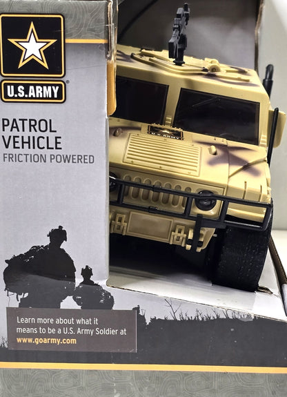 US Army Desert Patrol Friction Power Vehicle 1:6 Scale with Lights and Sounds