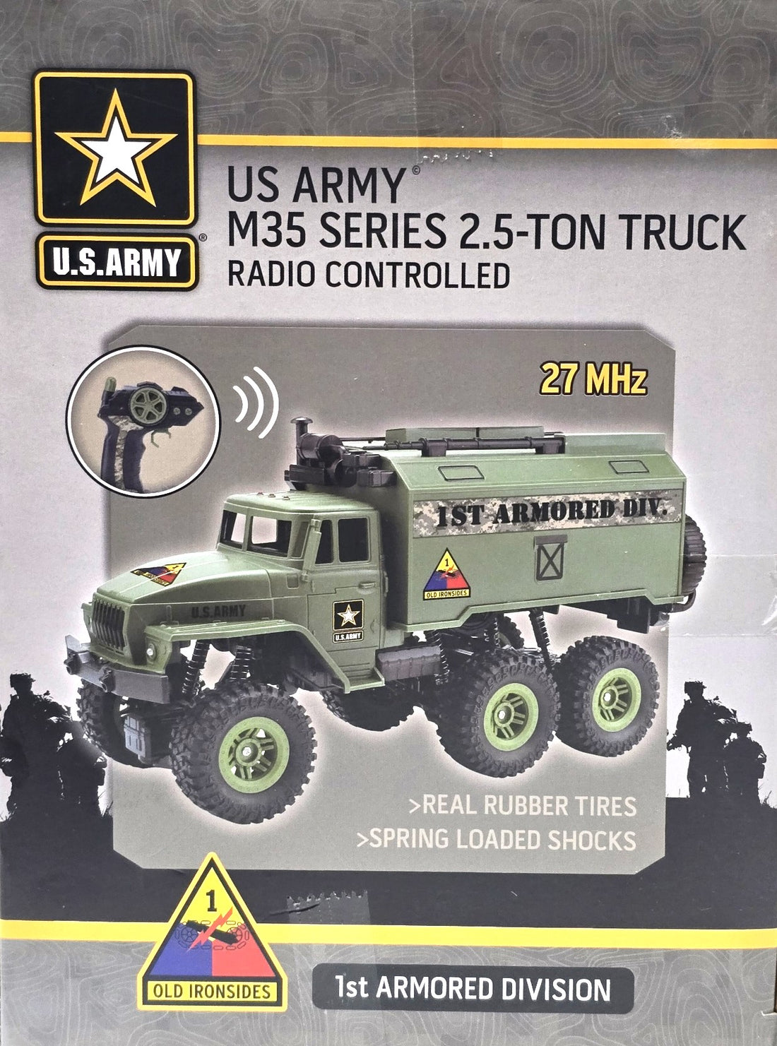 US Army M35 Series 2.5-Ton Truck Radio Controlled Rechargeable Batteries 3+