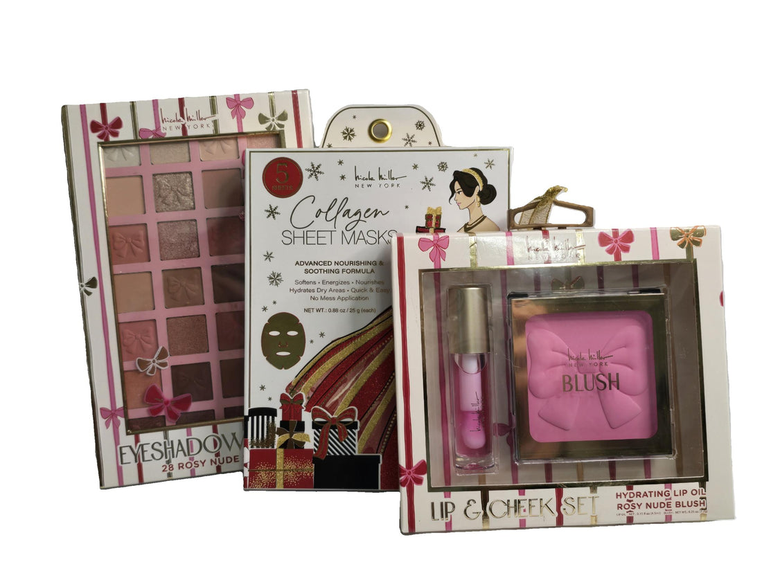 Nicole Miller Lady in Glitter Red & Gold Collection