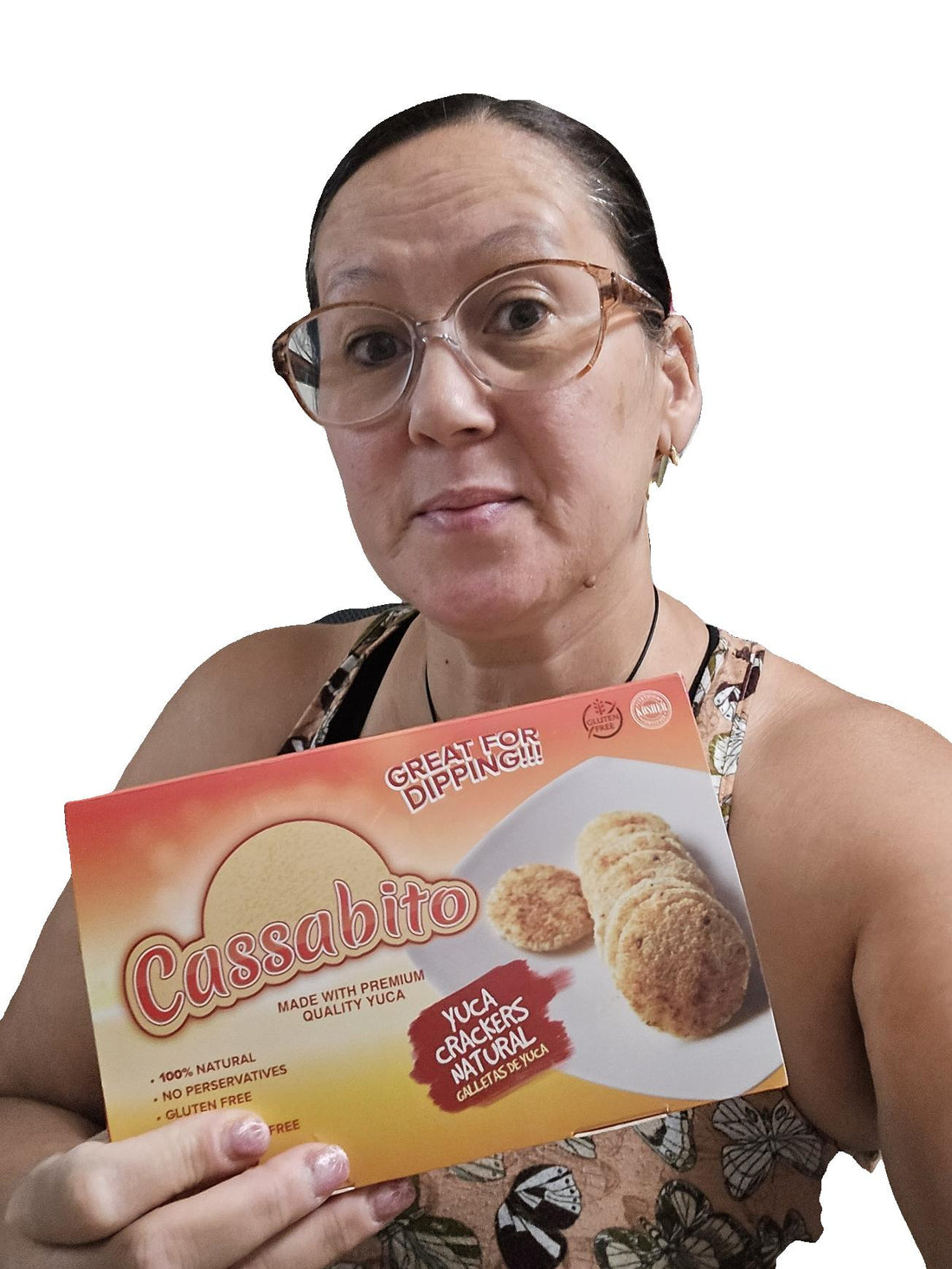 Cassabito Cassava Yuca Crackers Natural Gluten Free/ Cassabito Casabe Galletas de Yuca sabor natural 100% Venezolano 4 Units 12 Oz