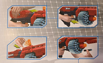 ZURU Xshot Turbo Fire x48 Foam darts