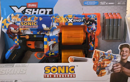 Zuru Xshot SKINS Sonic the Hedgehog 12x