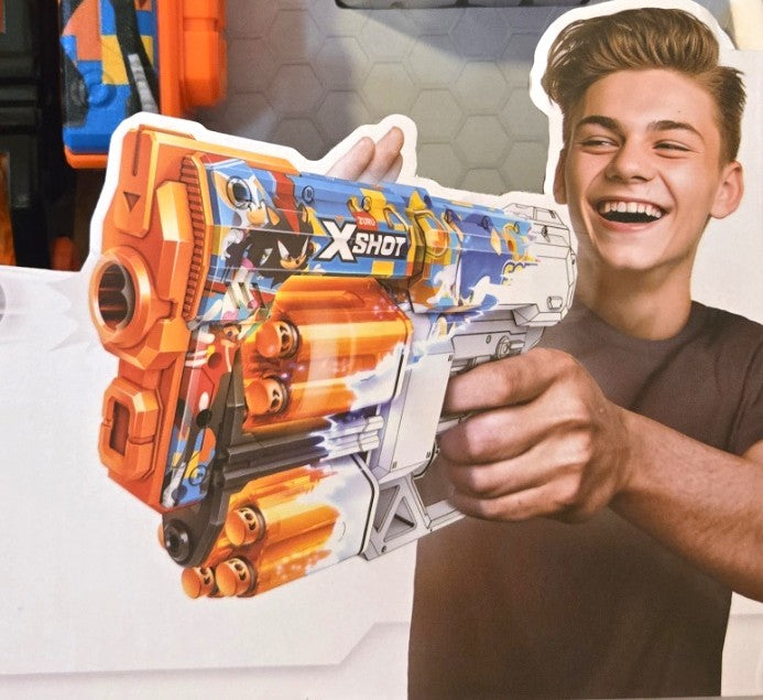 Zuru Xshot SKINS Sonic the Hedgehog 12x