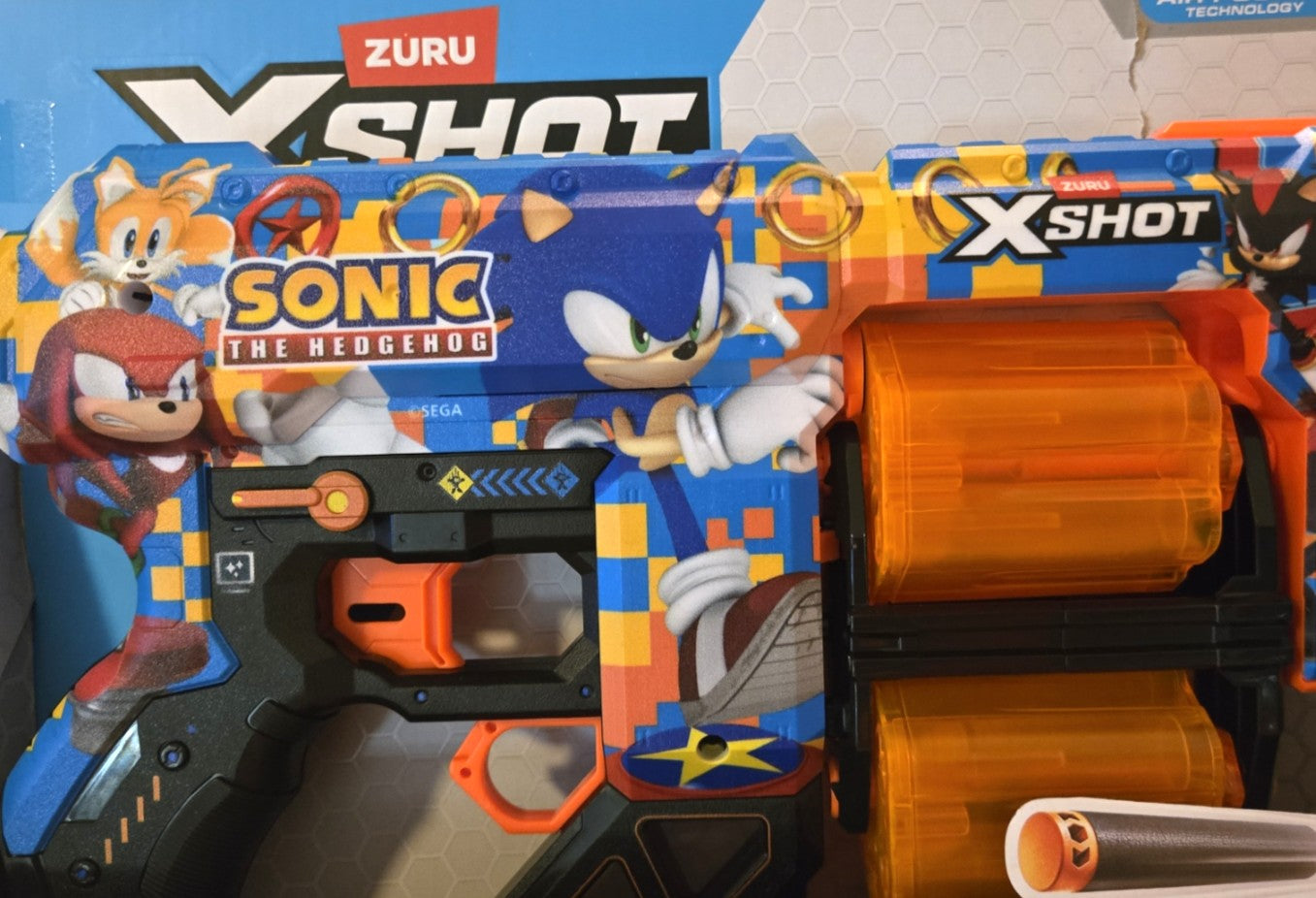 Zuru Xshot SKINS Sonic the Hedgehog 12x