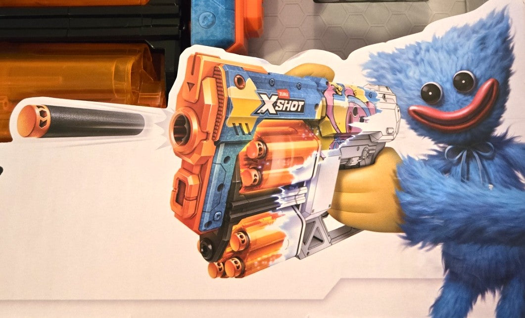 Zuru Xshot Skins Dread Blaster - Poppy Playtime (Kissy) 12x