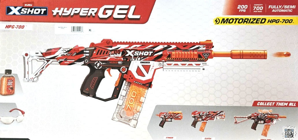 ZURU Xshot Hyper Gel HPG 700 Motorized Blaster