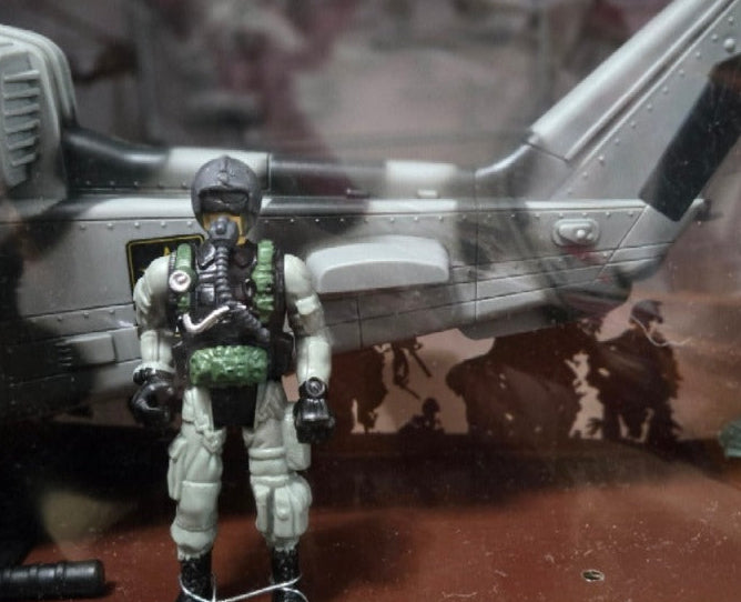 3 PC U.S. Army Combat Helicopter Toy Set