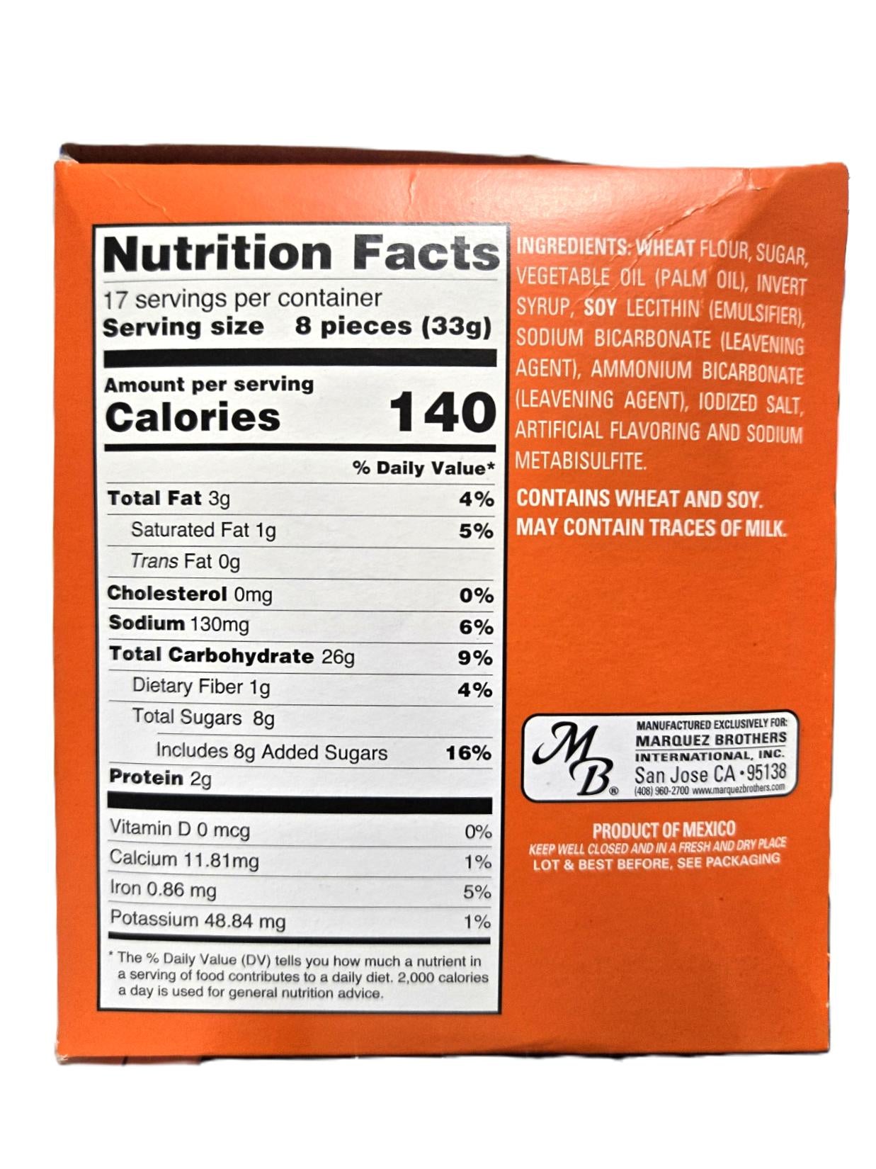 El Mexicano Marias Cookies 19.7 Ounce 4 packs