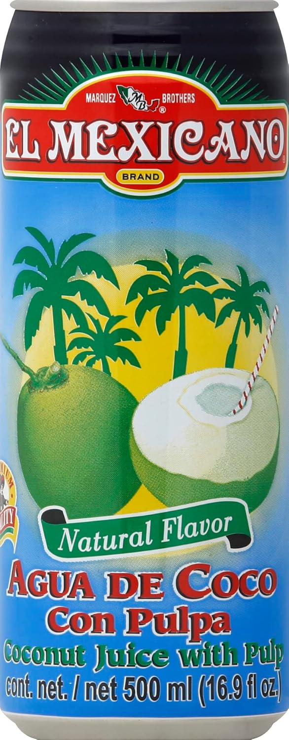 El Mexicano, Coconut Juice with Pulp 16.9 oz