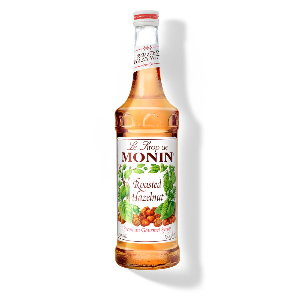 Monin - Roasted Hazelnut Syrup, Gluten Free, Vegan Non-GMO 750ml