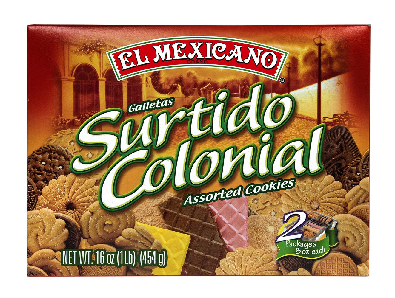 El Mexicano Surtido Colonial Cookies 16 oz - Galletas Surtidas