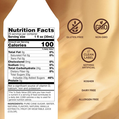 Monin - Vanilla Syrup, Versatile Flavor, Great for Coffee, Shakes, and Cocktails, Gluten-Free, Non-GMO (750 ml)