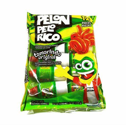 Mini Pelon Pelo Rico Tamarind Push up Candy Pack of 12.