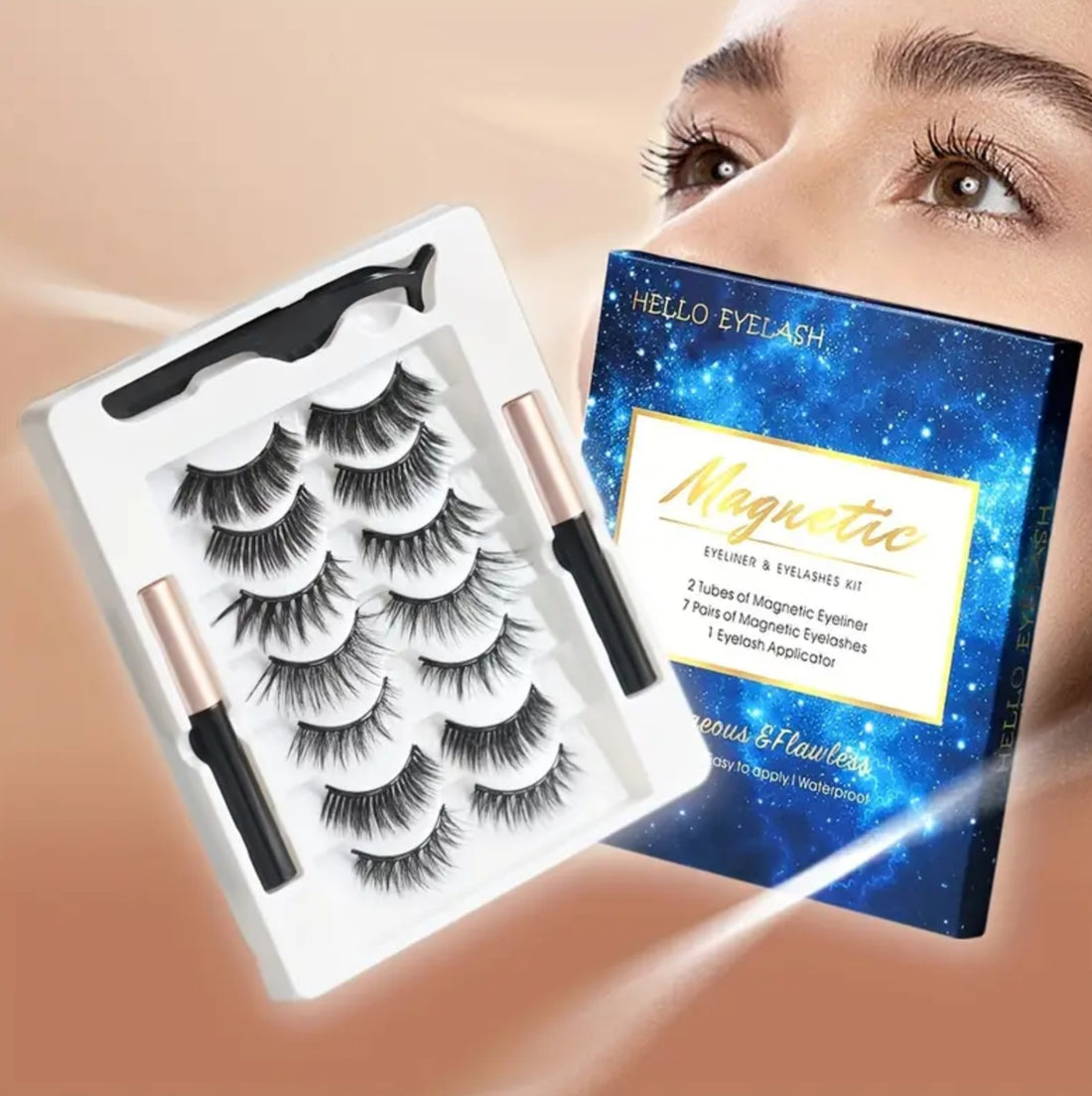 7 Magnetic Eyelashes Kit