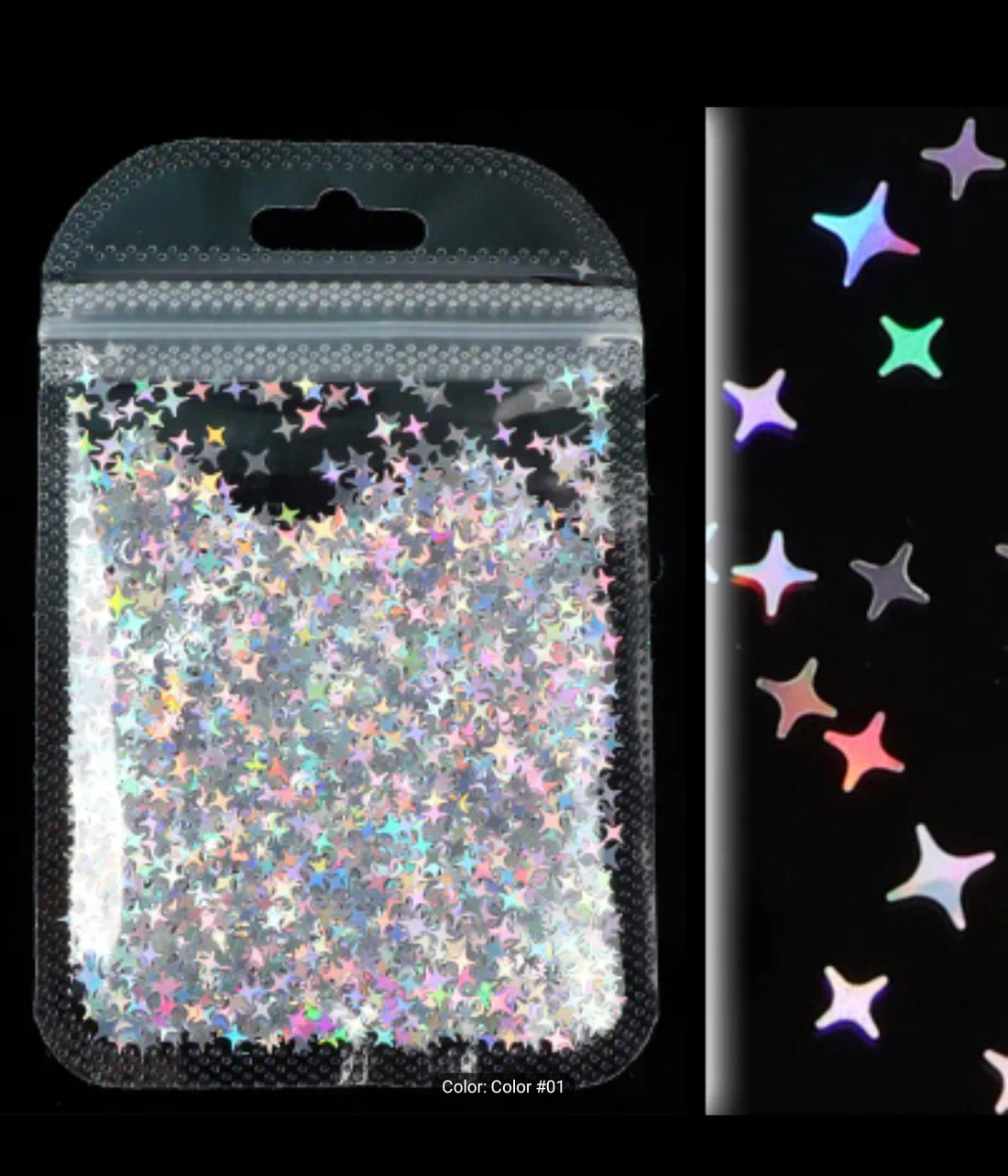 Holo Star Sequins