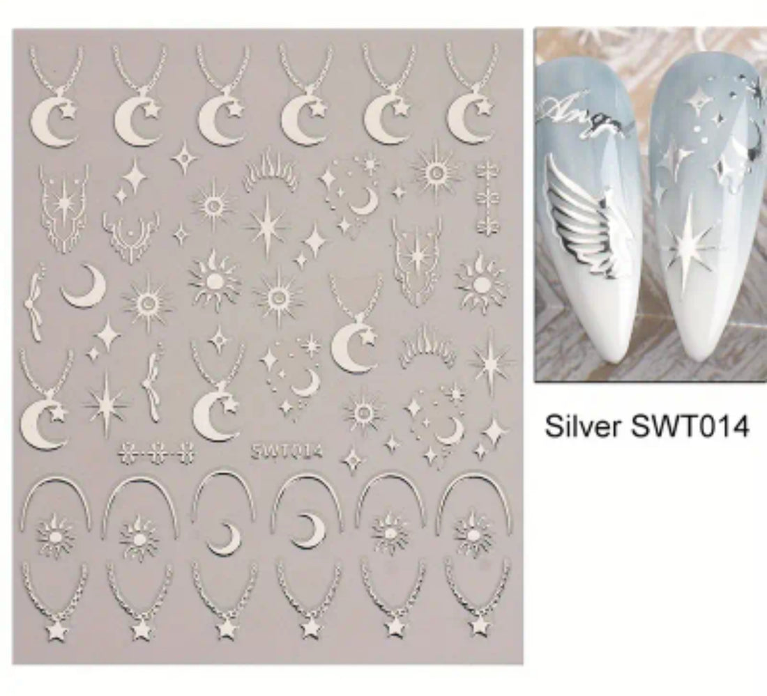 Bronzing Nail Sticker